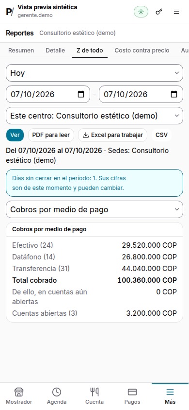 Cobros por medio de pago en el celular